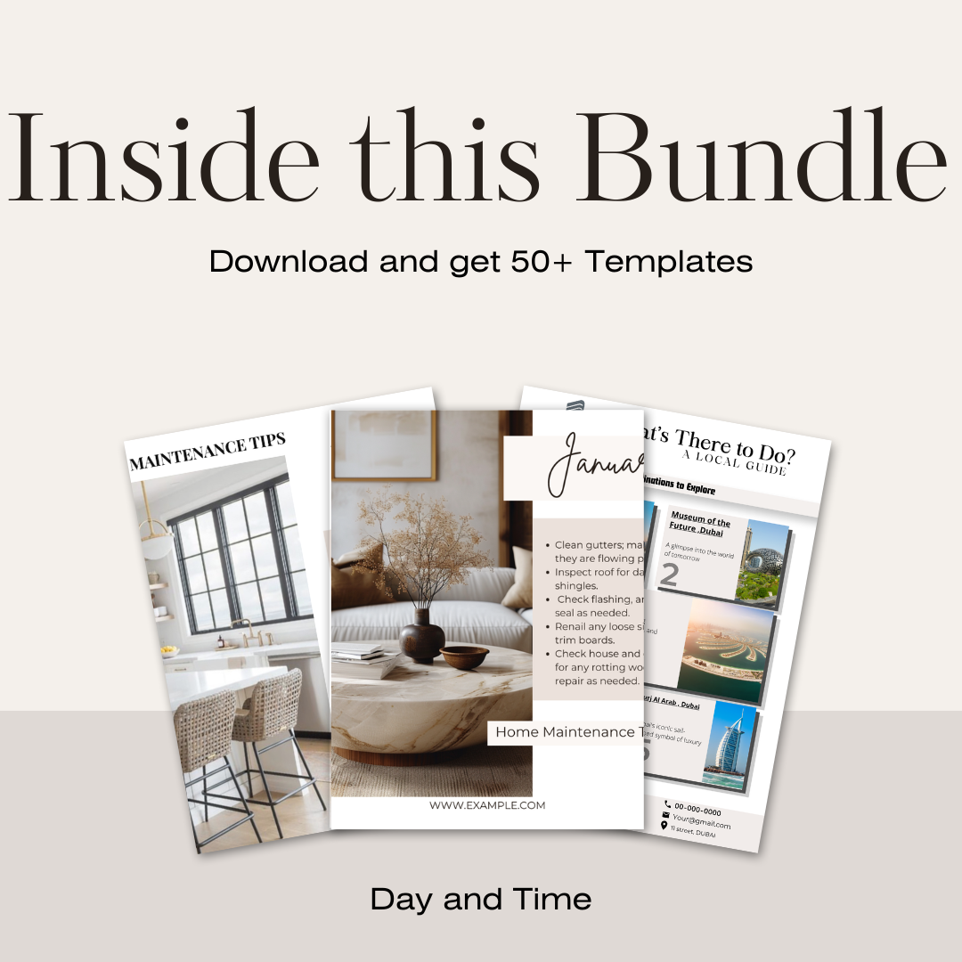 Luxury Real Estate Canva Bundle 50+ Editable Templates for Realtors